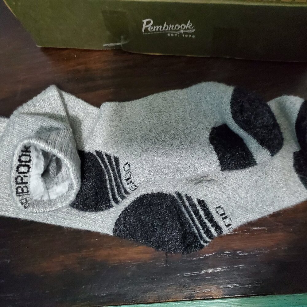 2 NWT boxes of Bamboo Socks (6 pair) Navy/Gray/Mixed navy & Gray   Regular size - Picture 9 of 9